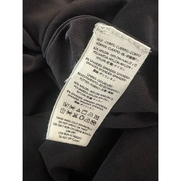 Free People Wildflower Honey Printed Blouse Black Multi Mesh Crop Top Small - Picture 11 of 15